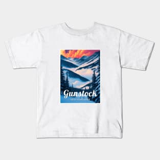 Gunstock ski - New Hampshire Kids T-Shirt